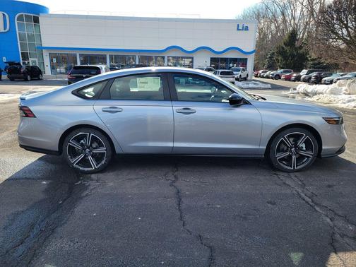 Solar Silver Metallic 2026 Honda Accord Hybrid Sport