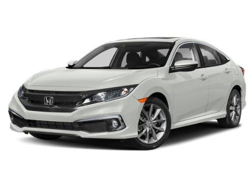 Platinum White Pearl 2020 Honda Civic EX-L