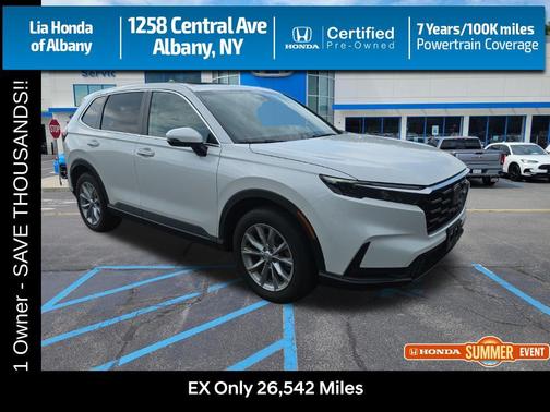 Platinum White Pearl 2024 Honda CR-V EX AWD