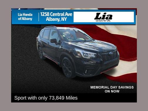 Crystal Black Silica 2019 Subaru Forester Sport