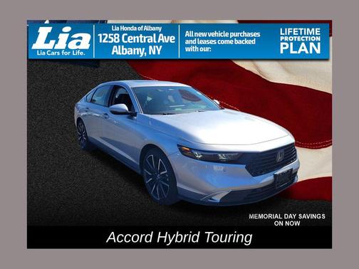 Solar Silver Metallic 2026 Honda Accord Hybrid Touring