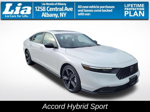 Platinum White Pearl 2026 Honda Accord Hybrid Sport