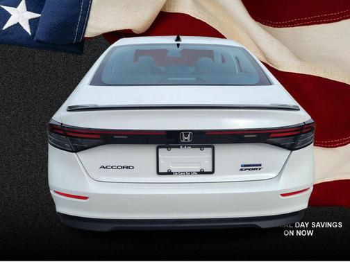 Platinum White Pearl 2026 Honda Accord Hybrid Sport