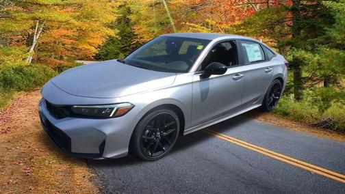 Solar Silver Metallic 2026 Honda Civic Sport