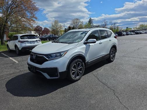 Platinum White Pearl 2022 Honda CR-V AWD EX