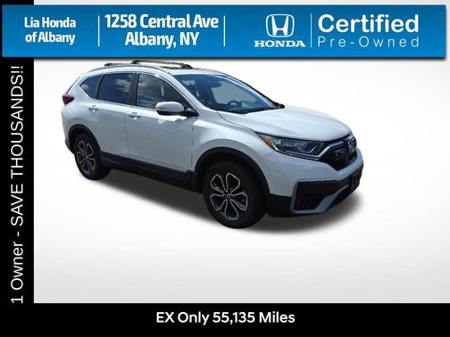 Platinum White Pearl 2022 Honda CR-V AWD EX