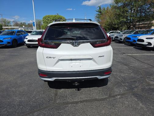 Platinum White Pearl 2022 Honda CR-V AWD EX