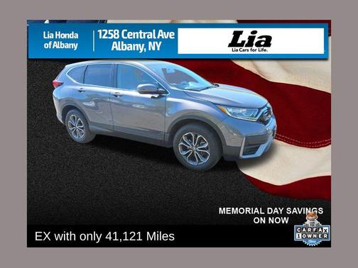 Modern Steel Metallic 2021 Honda CR-V AWD EX