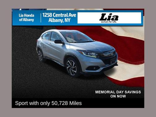 Lunar Silver Metallic 2019 Honda HR-V Sport