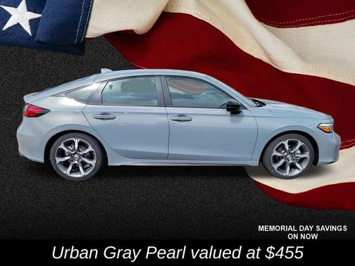 Urban Gray 2026 Honda Civic Hybrid Sport Touring