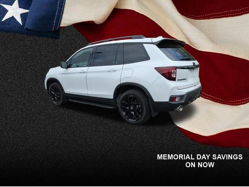 Platinum White Pearl 2024 Honda Passport AWD Black
