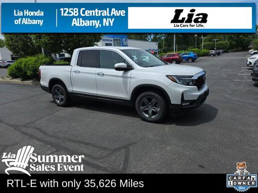 Platinum White Pearl 2023 Honda Ridgeline RTL-E