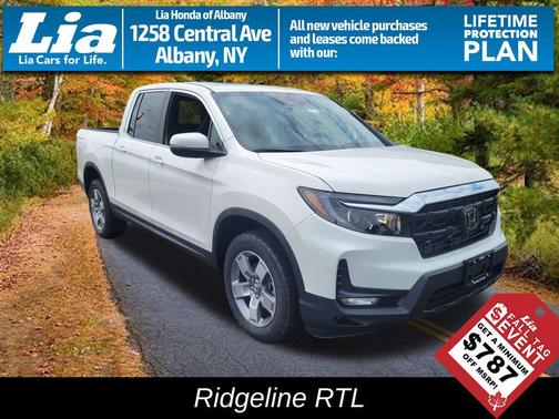 Platinum White Pearl 2026 Honda Ridgeline RTL