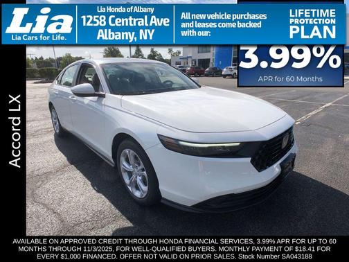 2025 Honda Accord LX 1.5T