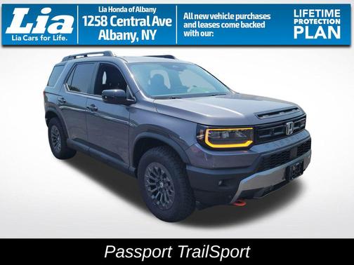Modern Steel Metallic 2026 Honda Passport AWD TrailSport