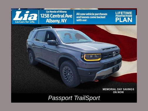 Modern Steel Metallic 2026 Honda Passport AWD TrailSport