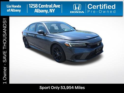 Sonic Gray Pearl 2024 Honda Civic Sport