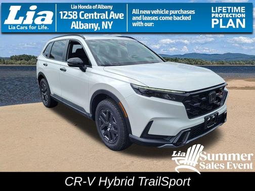 Platinum White Pearl 2026 Honda CR-V Hybrid TrailSport AWD