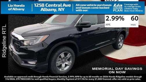 Nh-731p 2026 Honda Ridgeline RTL