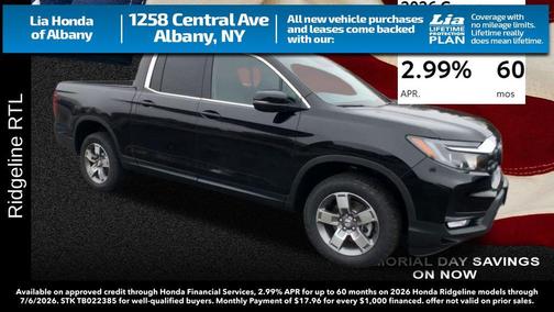 Nh-731p 2026 Honda Ridgeline RTL