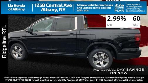 Nh-731p 2026 Honda Ridgeline RTL