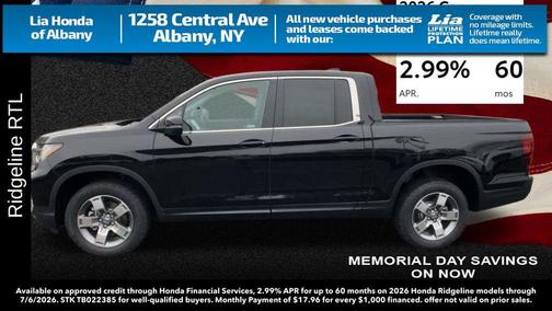 Nh-731p 2026 Honda Ridgeline RTL