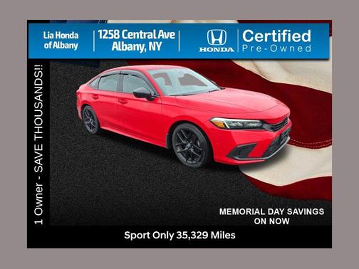 Rallye Red 2023 Honda Civic Sport