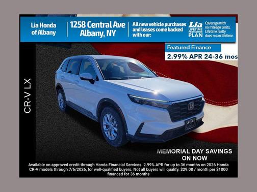 Platinum White Pearl 2026 Honda CR-V LX AWD