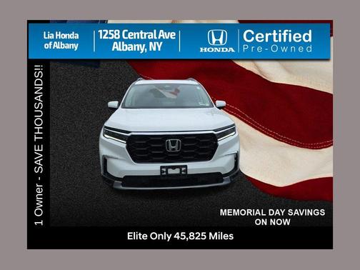 Platinum White Pearl 2024 Honda Pilot Elite