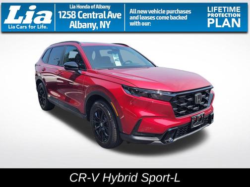 Radiant Red Metallic 2026 Honda CR-V Hybrid Sport-L AWD