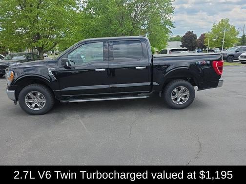 AGATE BLACK METALLIC 2021 Ford F-150 XLT