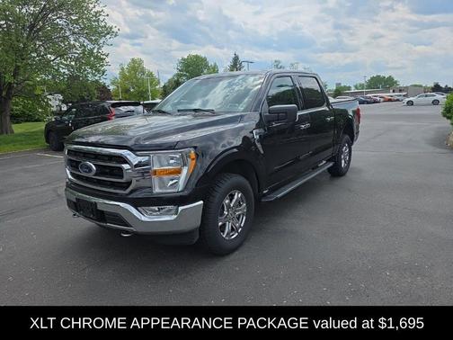 AGATE BLACK METALLIC 2021 Ford F-150 XLT