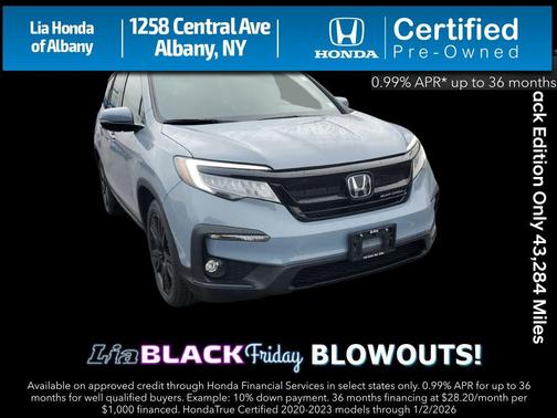 2022 Honda Pilot AWD Black Edition