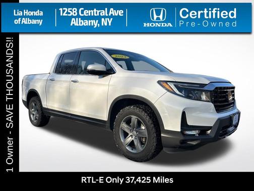 Platinum White Pearl 2023 Honda Ridgeline RTL-E
