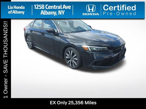 Crystal Black Pearl 2023 Honda Civic EX