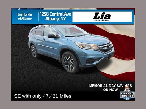 Mountain Air Metallic 2016 Honda CR-V SE