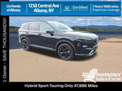 Crystal Black Pearl 2024 Honda CR-V Hybrid Sport Touring AWD