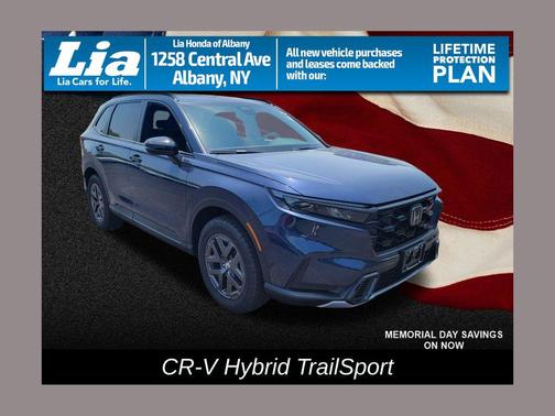 Canyon River Blue Metallic 2026 Honda CR-V Hybrid TrailSport AWD