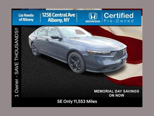 Canyon River Blue Metallic 2025 Honda Accord SE