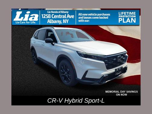 Platinum White Pearl 2026 Honda CR-V Hybrid Sport-L AWD