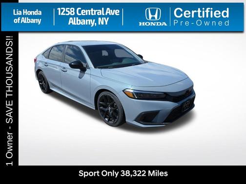 Morning Mist Metallic 2023 Honda Civic Sport