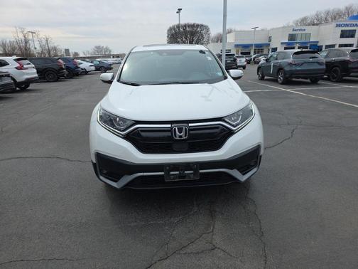 Platinum White Pearl 2021 Honda CR-V AWD EX-L