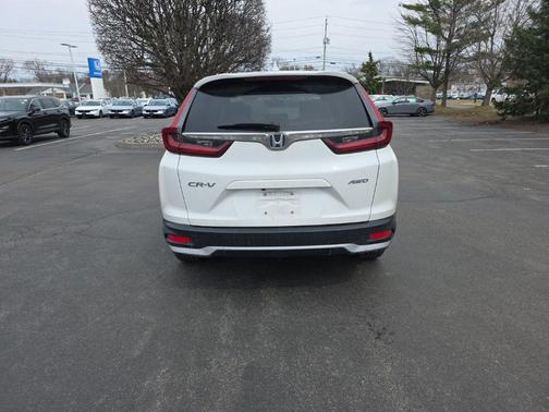 Platinum White Pearl 2021 Honda CR-V AWD EX-L