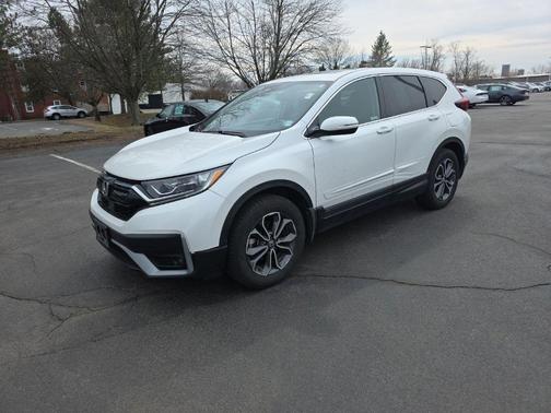 Platinum White Pearl 2021 Honda CR-V AWD EX-L