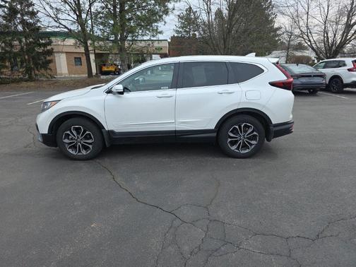Platinum White Pearl 2021 Honda CR-V AWD EX-L