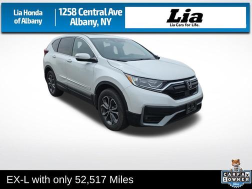 Platinum White Pearl 2021 Honda CR-V AWD EX-L