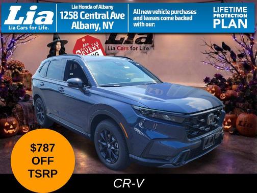 Canyon River Blue Metallic 2027 Honda CR-V Hybrid Sport AWD