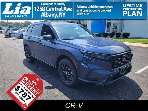 Canyon River Blue Metallic 2027 Honda CR-V Hybrid Sport AWD
