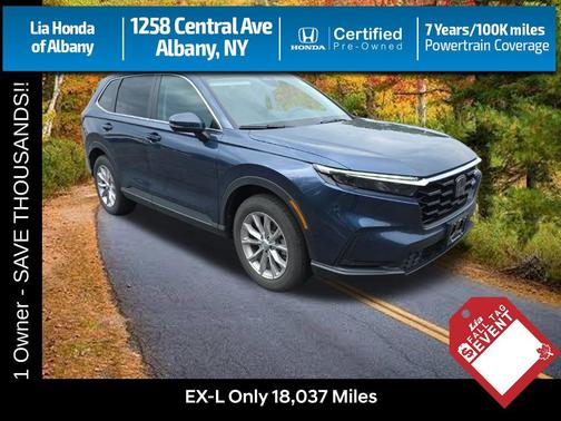Canyon River Blue Metallic 2024 Honda CR-V EX-L AWD