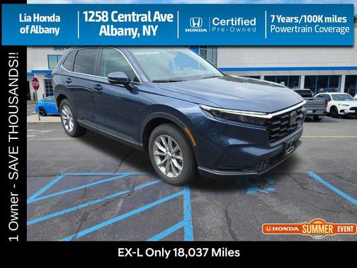 Canyon River Blue Metallic 2024 Honda CR-V EX-L AWD